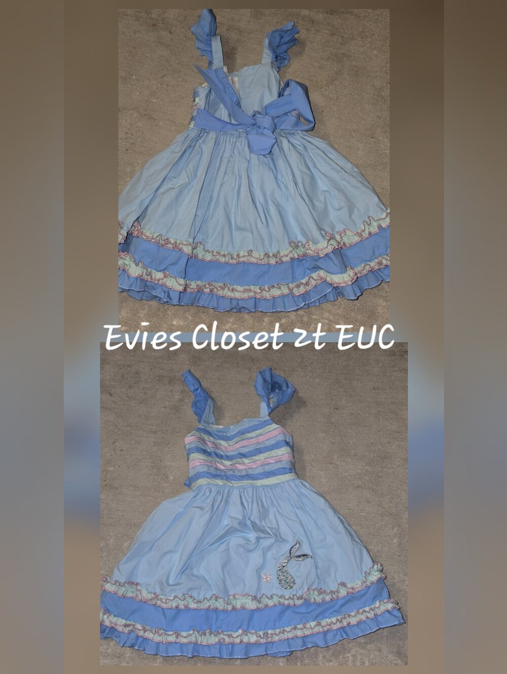 Light Blue Mermaid Sundress